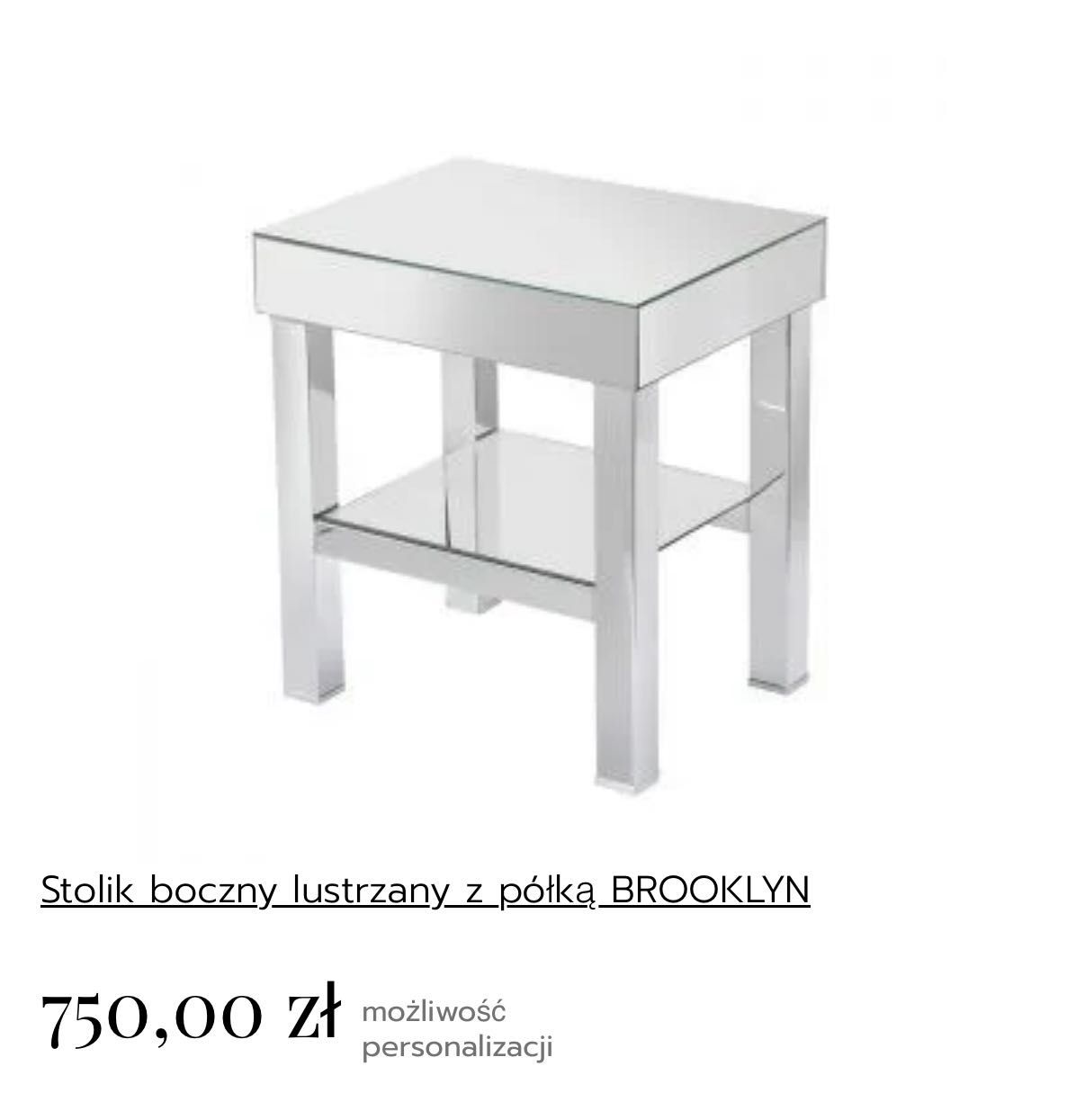 Lustrzane stoliki nocne AS Home