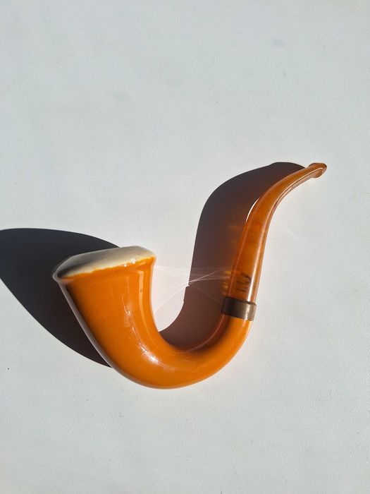 Cachimbo porcelana e ambar