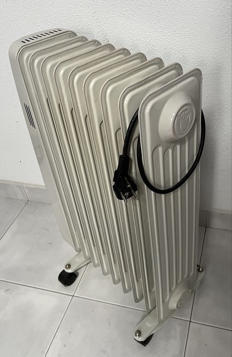Radiador a Óleo a funcionar