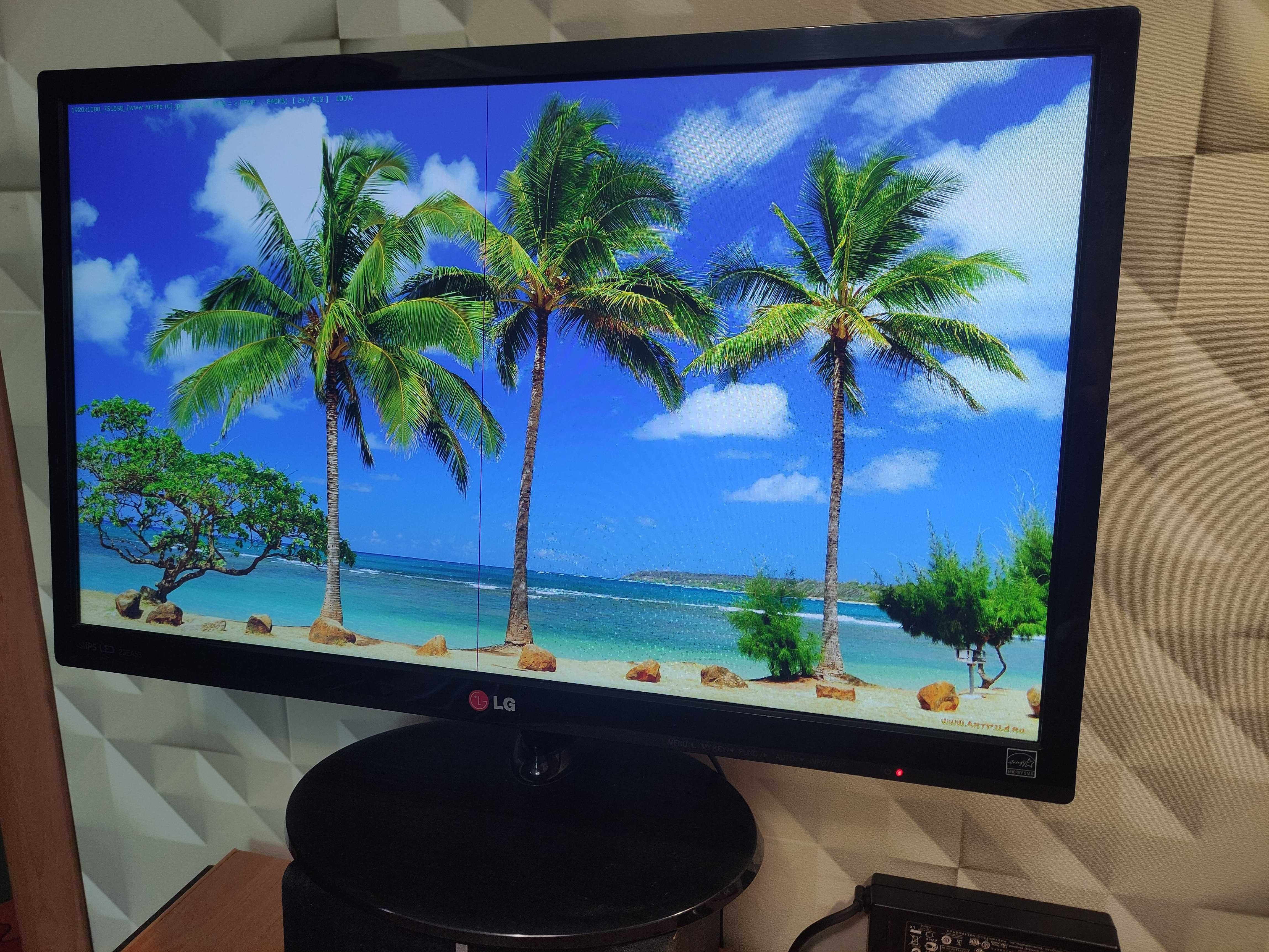 Монитор Full HD IPS (1920x1080) / диагональ - 23" / LG 23EA53T-P