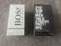 Pack perfumes Hugo Boss e Carolina Herrera homem selados