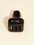 Green Cell Ładowarka Samochodowa 3xUSB Quick Charge 3.0