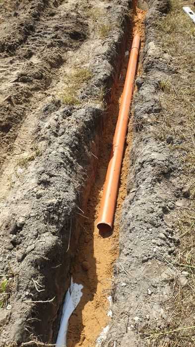 Usługi minikoparką 2,7t wywrotka do12ton, Drenaże, Odwodnienia