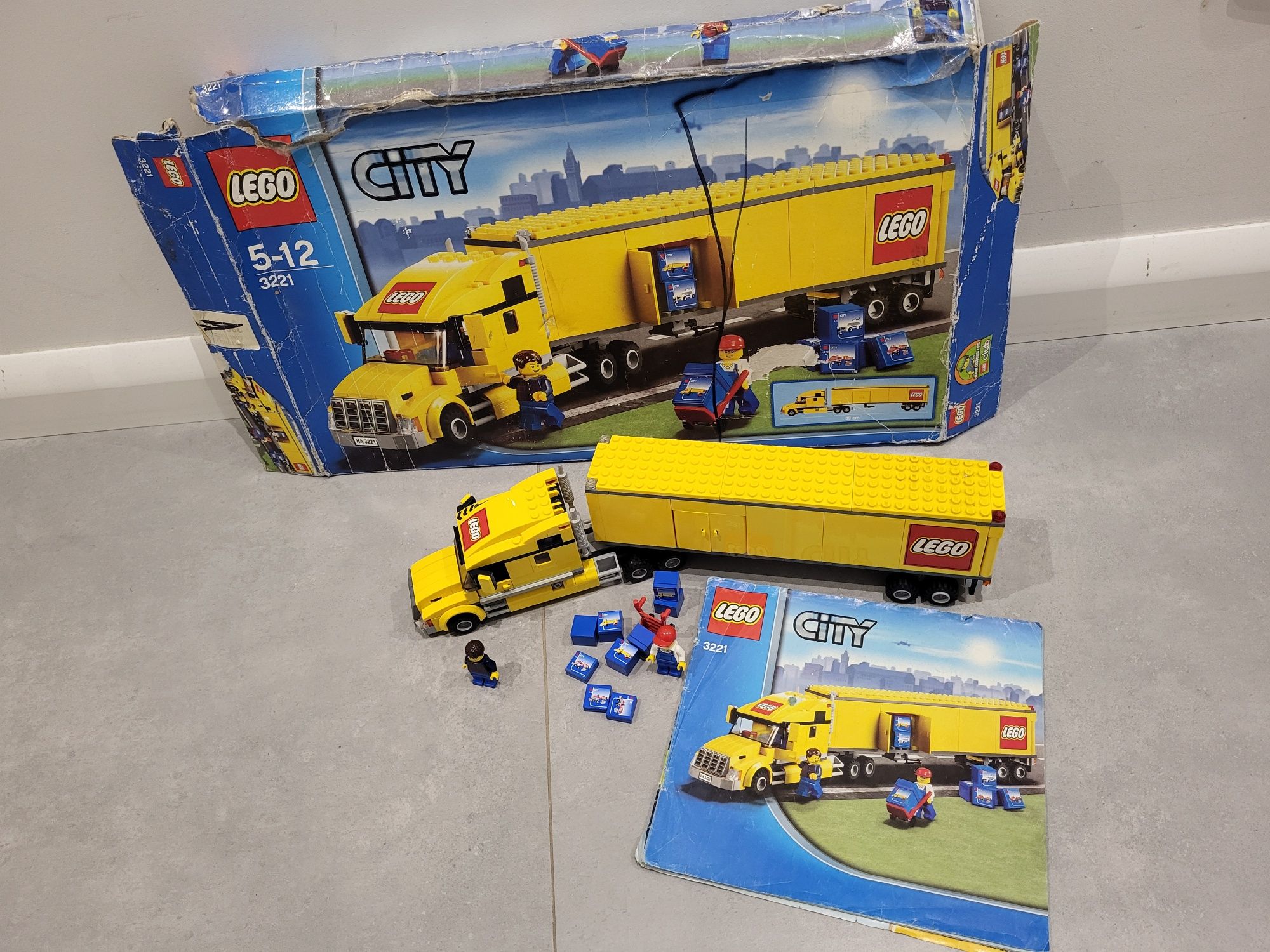 Lego 3221 żółta ciężarówka klasyk