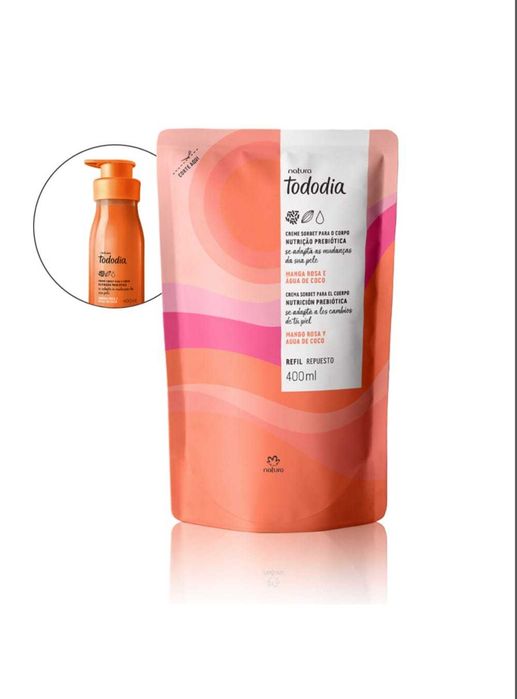 Refil Creme Hidratante Tododia Natura (fragrâncias)