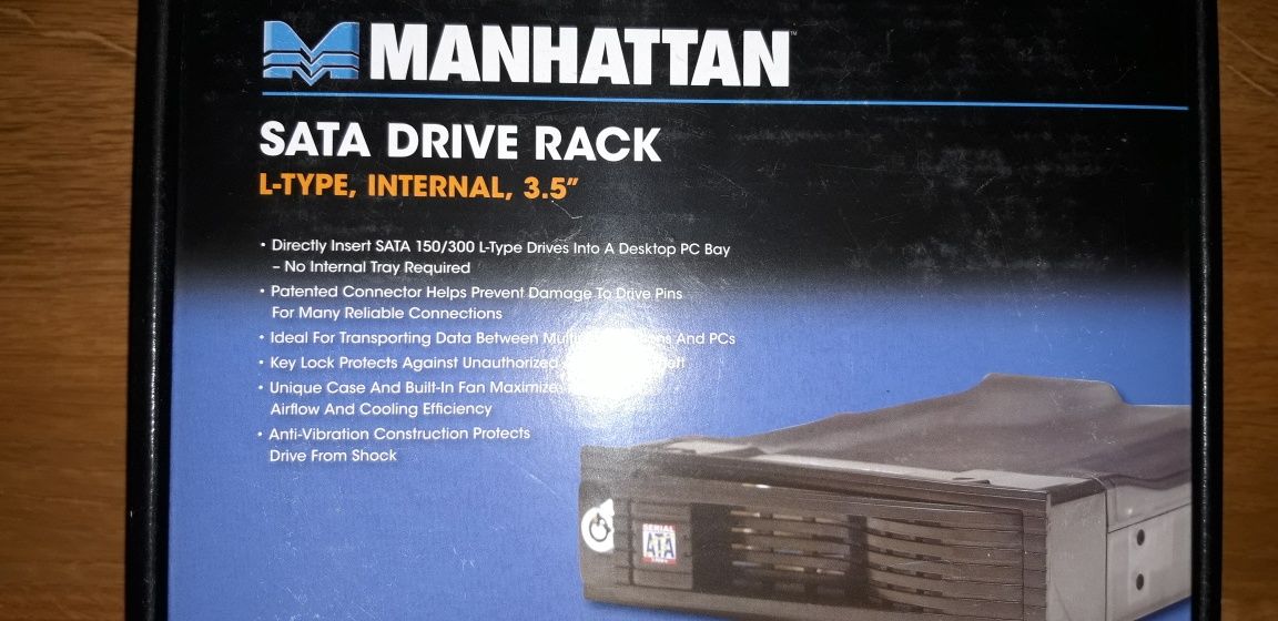 Manhattan kieszeń do dysków twardych data HDD 3,5", typ L