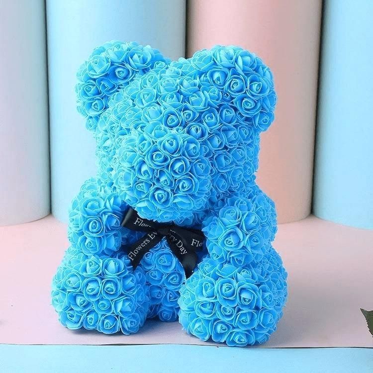 2 x Miś z róż XXL!!! Rose Bear!!! 40cm!!! Wyjątkowy Prezent!!!