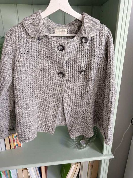 Szara narzutka / bolerko Zara r. XS