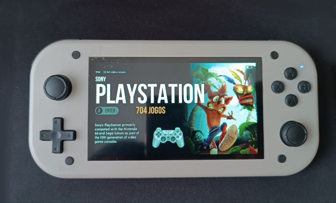 Console Portátil Retro Multijogos - Compatível com PSP, PS1, Atari...