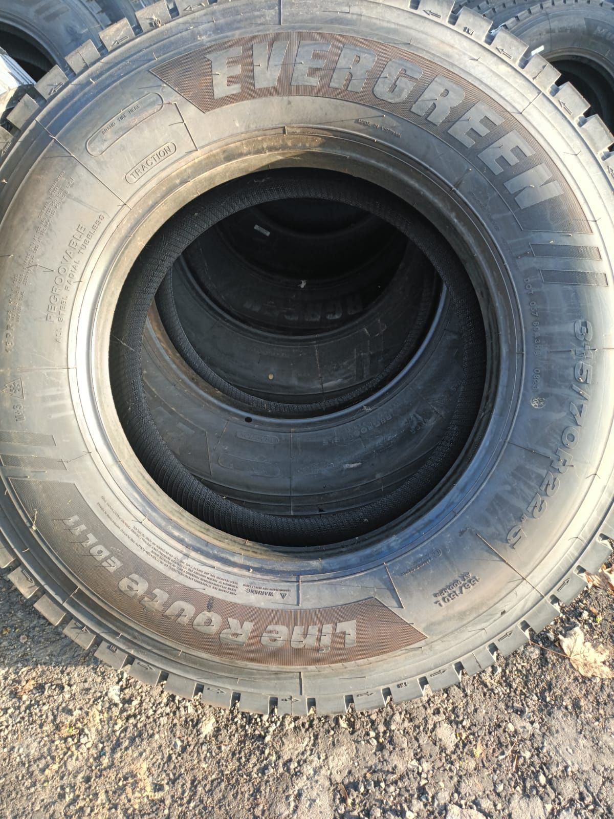 315/70r22.5 opony nowe napęd EverGreen autostrada m+s NOWE ULTRA MOCNE