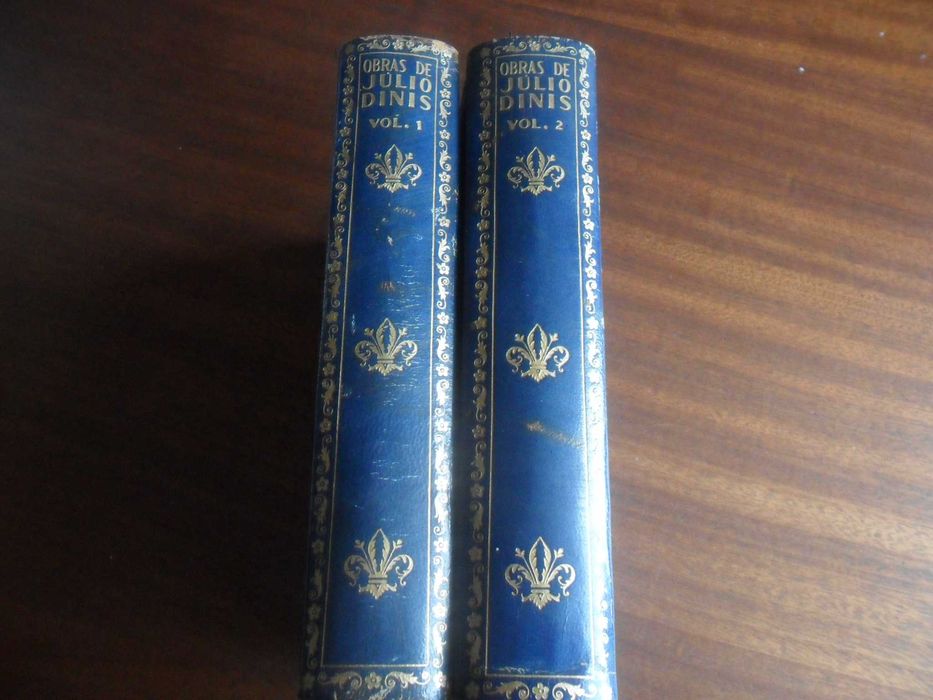 "Obras de Júlio Dinis" de Júlio Dinis - 2 Volumes em Papel Bíblia