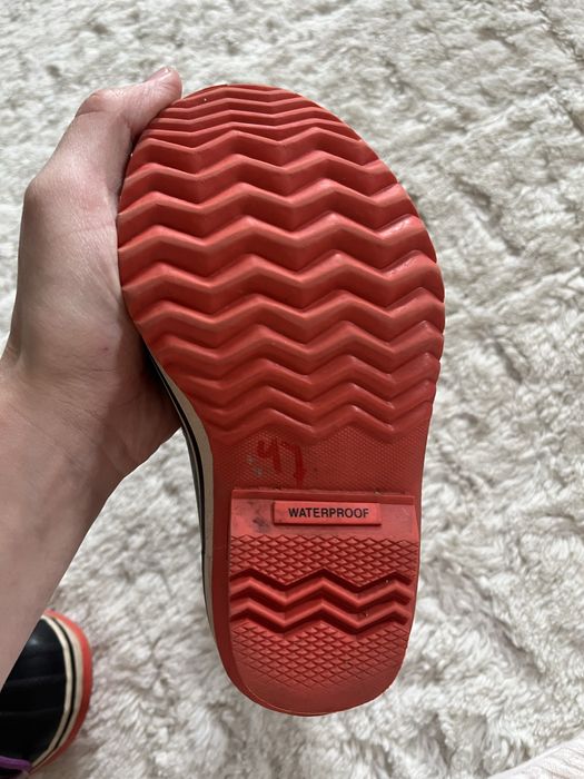 Зимові сапоги на дівчинку 28 р