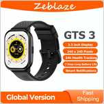 Смартгодинник Zeblaze GTS 3 Jet Black 2.03" 240 x 295 260мАг IP68