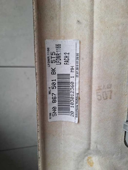 Volkswagen Tiguan I 5N Podsufitka