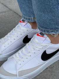 Стильні та комфортні кросівки. Nike Blazer White «Black Logo». Найк