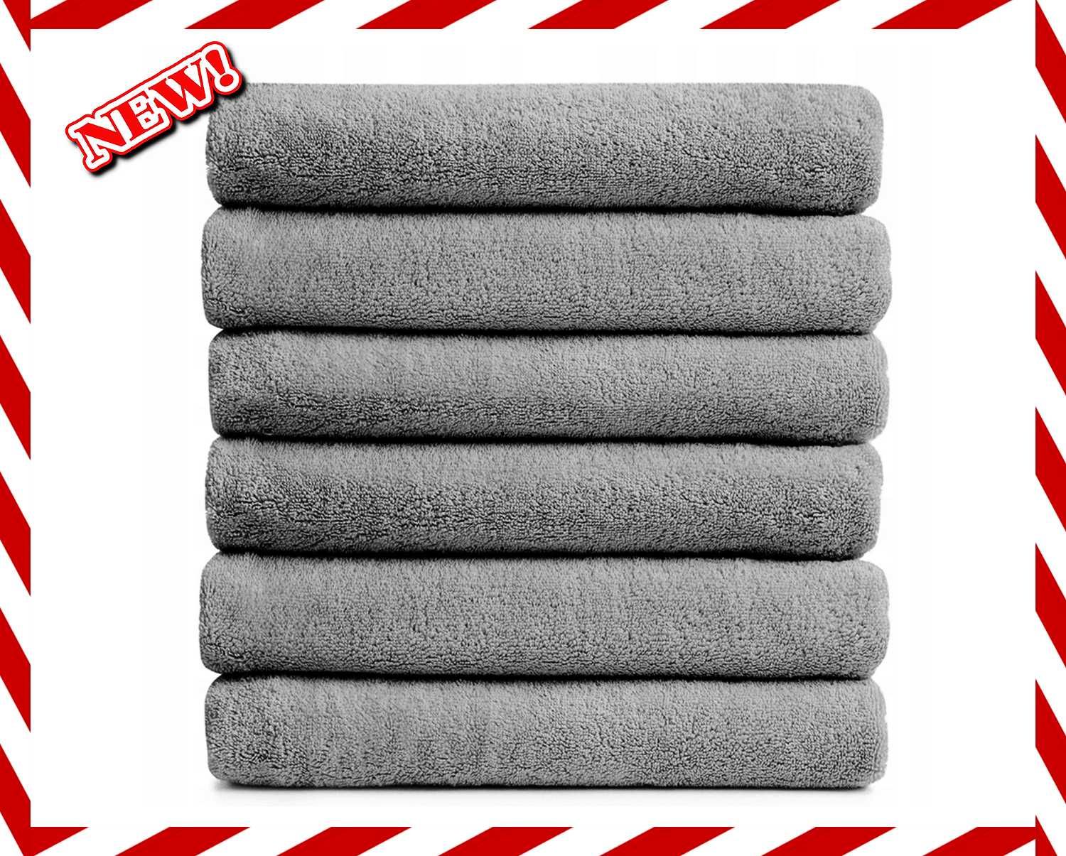 Nowoczesny Zestaw Ręczników Komplet 6szt 140x70 Bawełna *WYPRZEDAŻ*