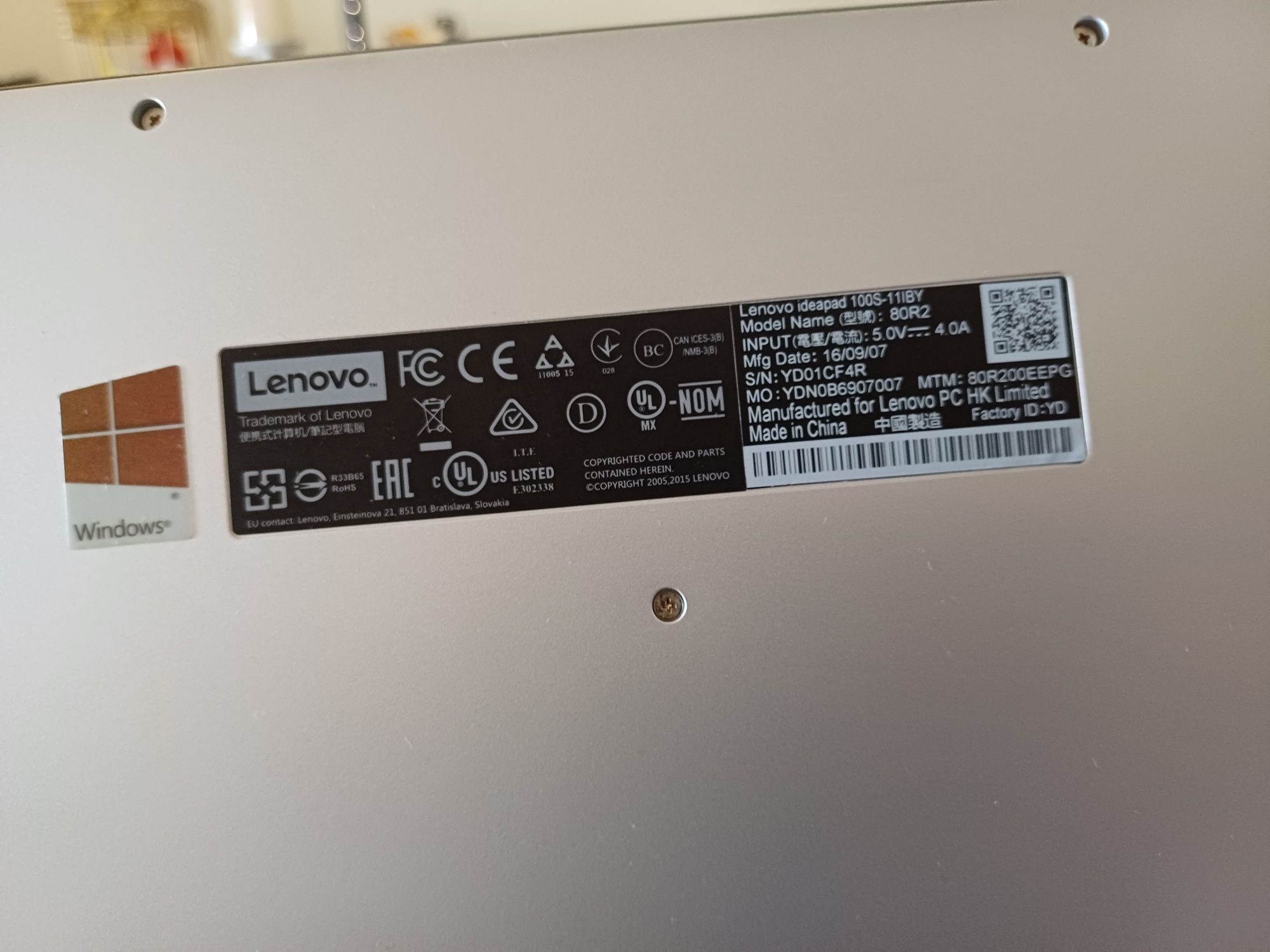 Lenovo Ideapad 100s