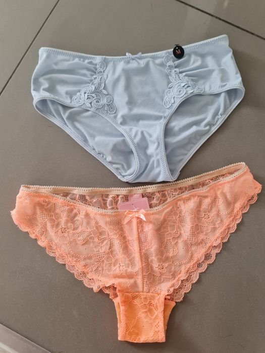 Hunkemoller dwie pary majtki figi stringi rozmiar M
