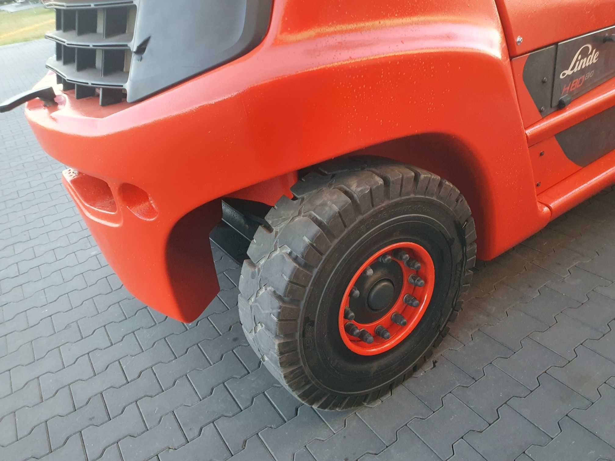 Wózek widłowy LINDE H80D  2020r Diesel KLIMA Kabina 4 sekcje H70 H60