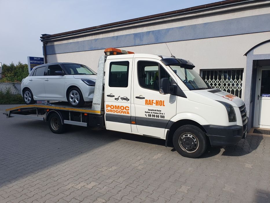 Laweta na 6, 5 osób, autolaweta, auto hol pomoc drogowa