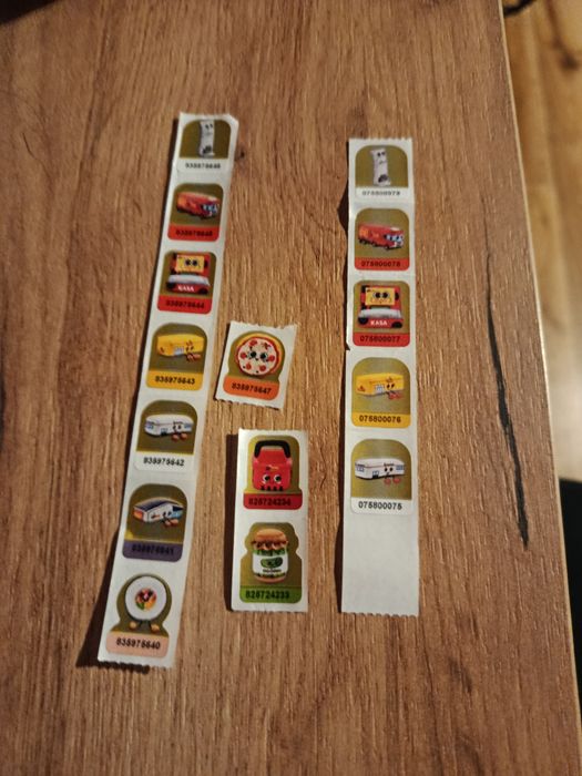 Naklejki z biedronki