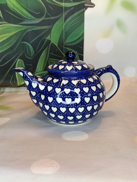 Czajnik imbryk ceramiczny duży 1,5L Ceramika Bolesławiec