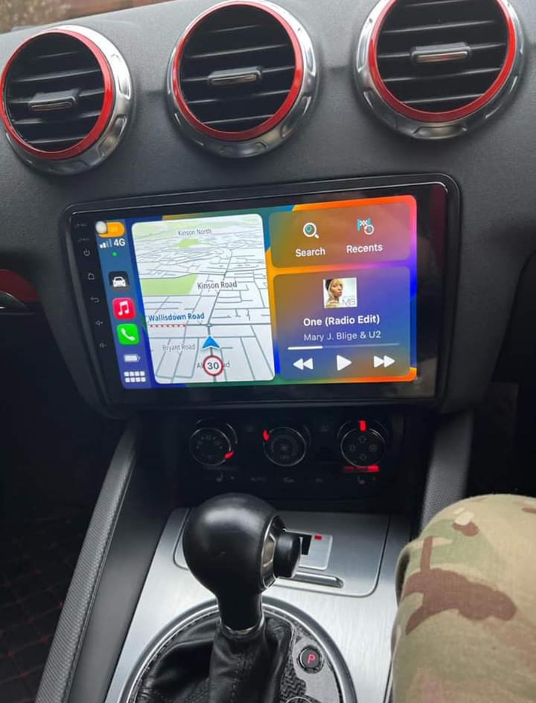 Rádio Android 13 com GPS Audi TT (Artigo Novo)