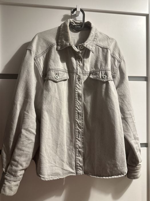 Koszula damska jeansowa „SHADE” szara one size LA MANIA