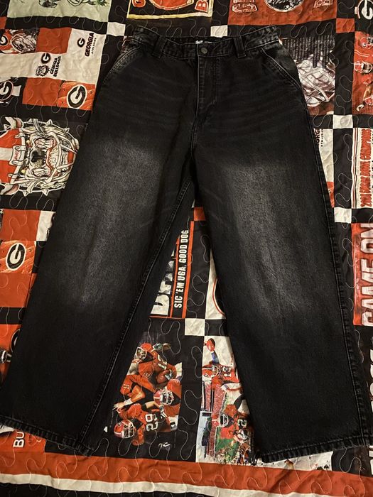 Широкі Джинси Pull&Bear Skater Fit Оригінал Нові Широкие Джинсы Чорні