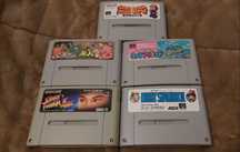 Lote de jogos Super Nintendo