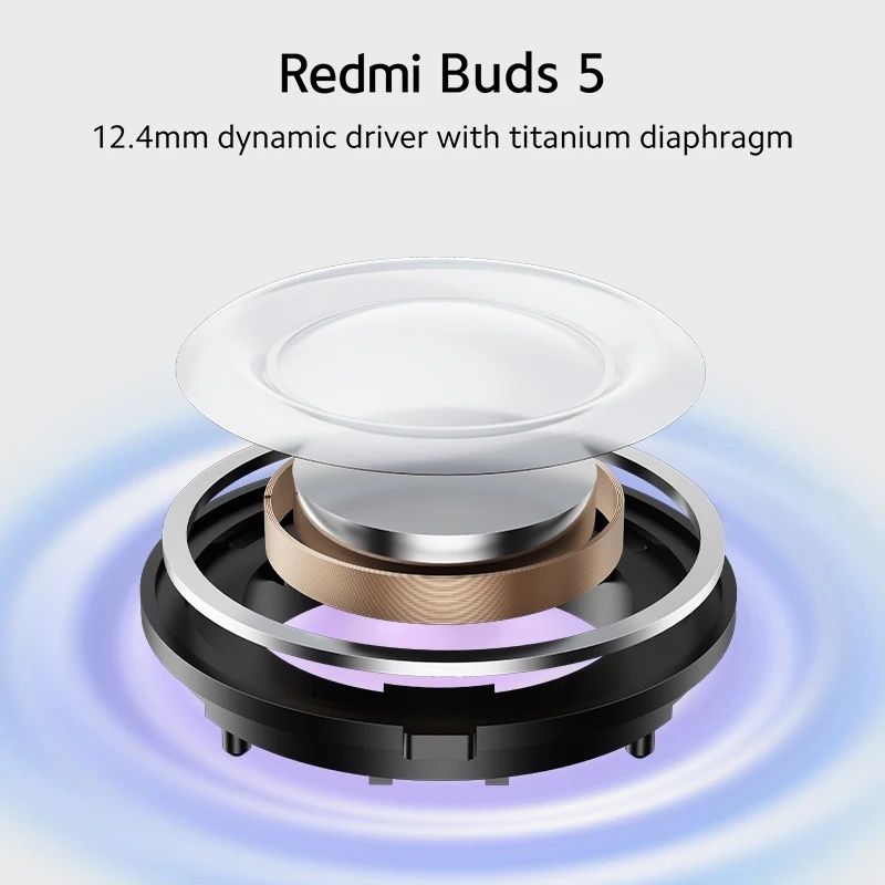 Xiaomi Redmi Buds 5 TWS Black Bluetooth 5.3/ANC 46dB