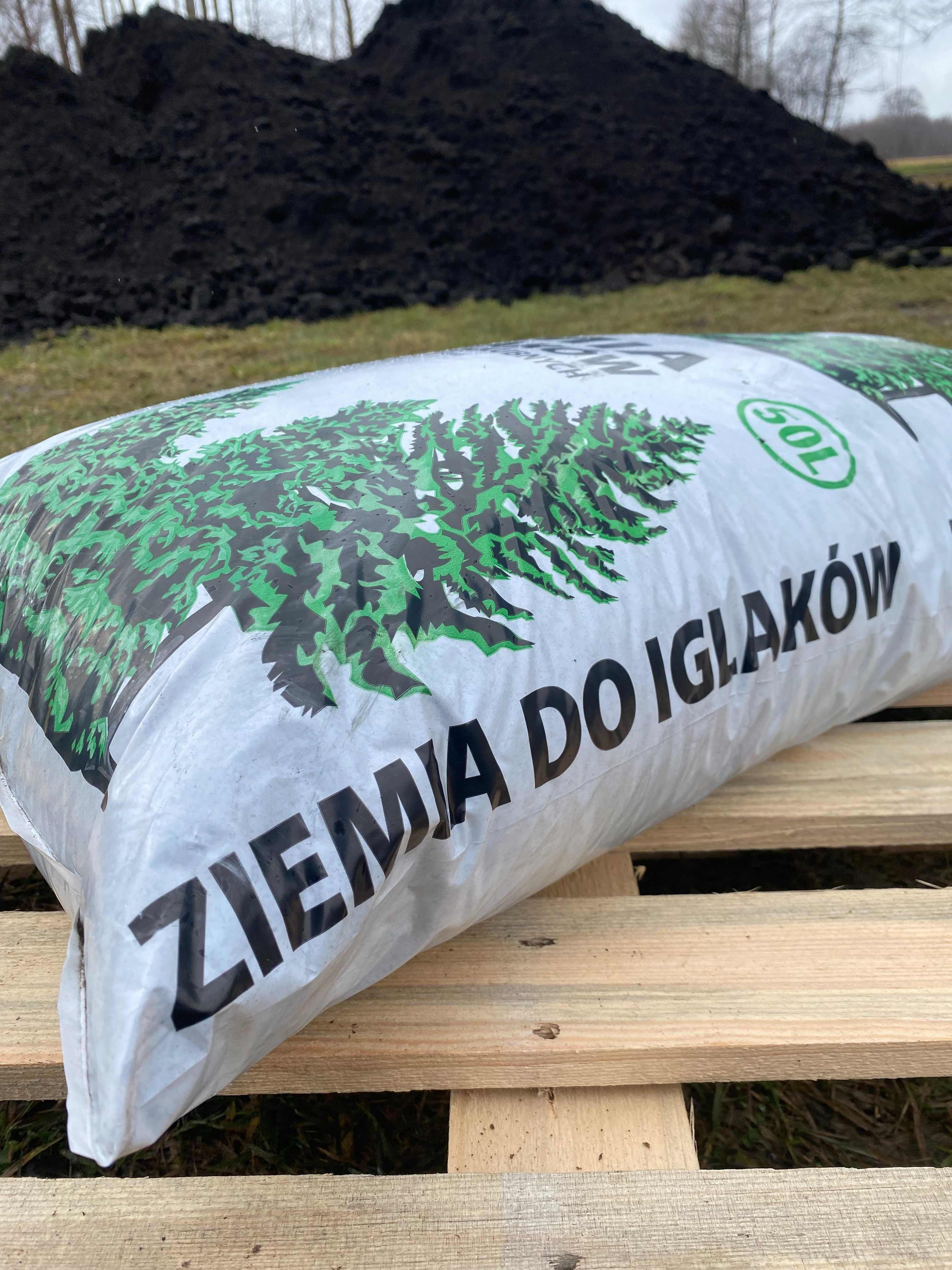 Ziemia kwiatowa ogrodowa podłoże pod trawnik kora obornik bydlęcy torf