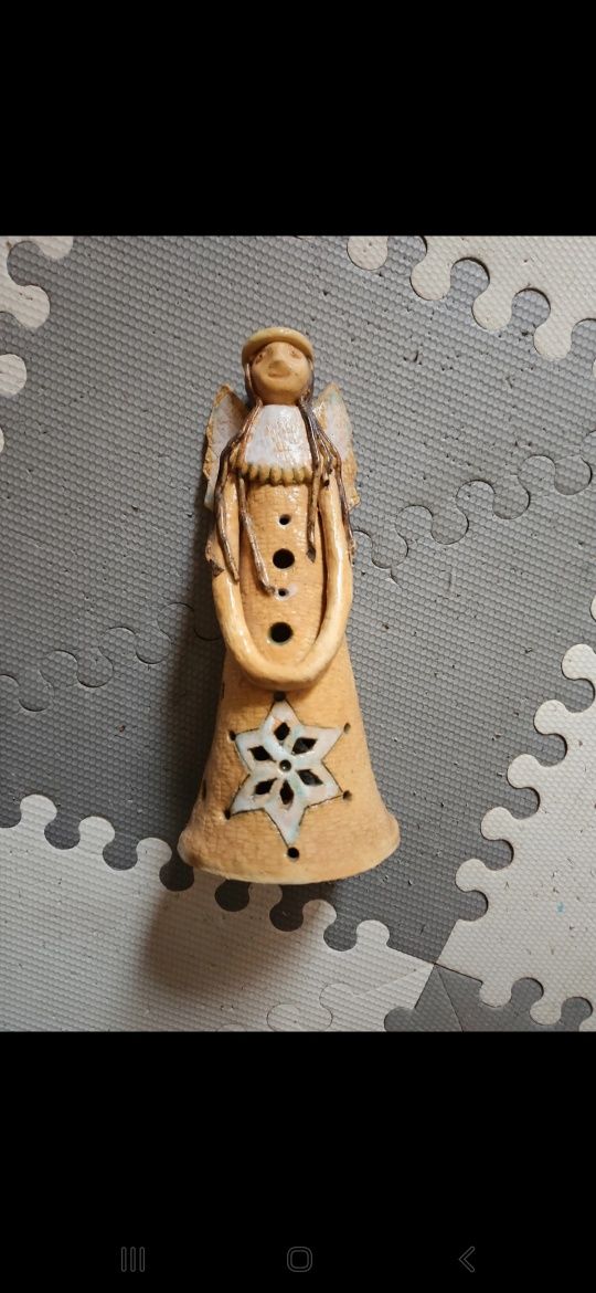 Figura - świecznik  anioł
