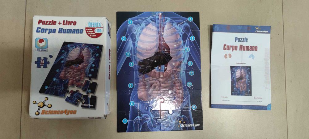 Puzzle Corpo Humano, Science 4 you