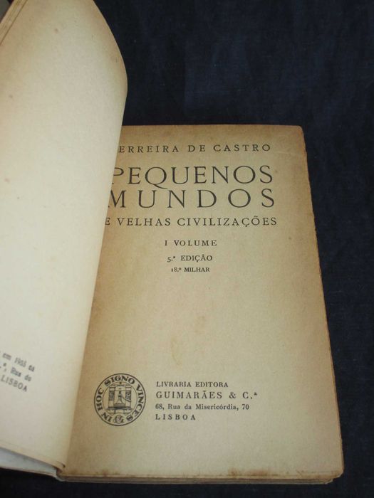Livros Ferreira de Castro Guimarães