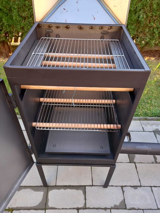 Wędzarnia ogrodowa - stolik, piecyk ,rury-komplet- Nowość