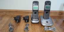 Telefon stacjonarny panasonic 2 słuchawki.