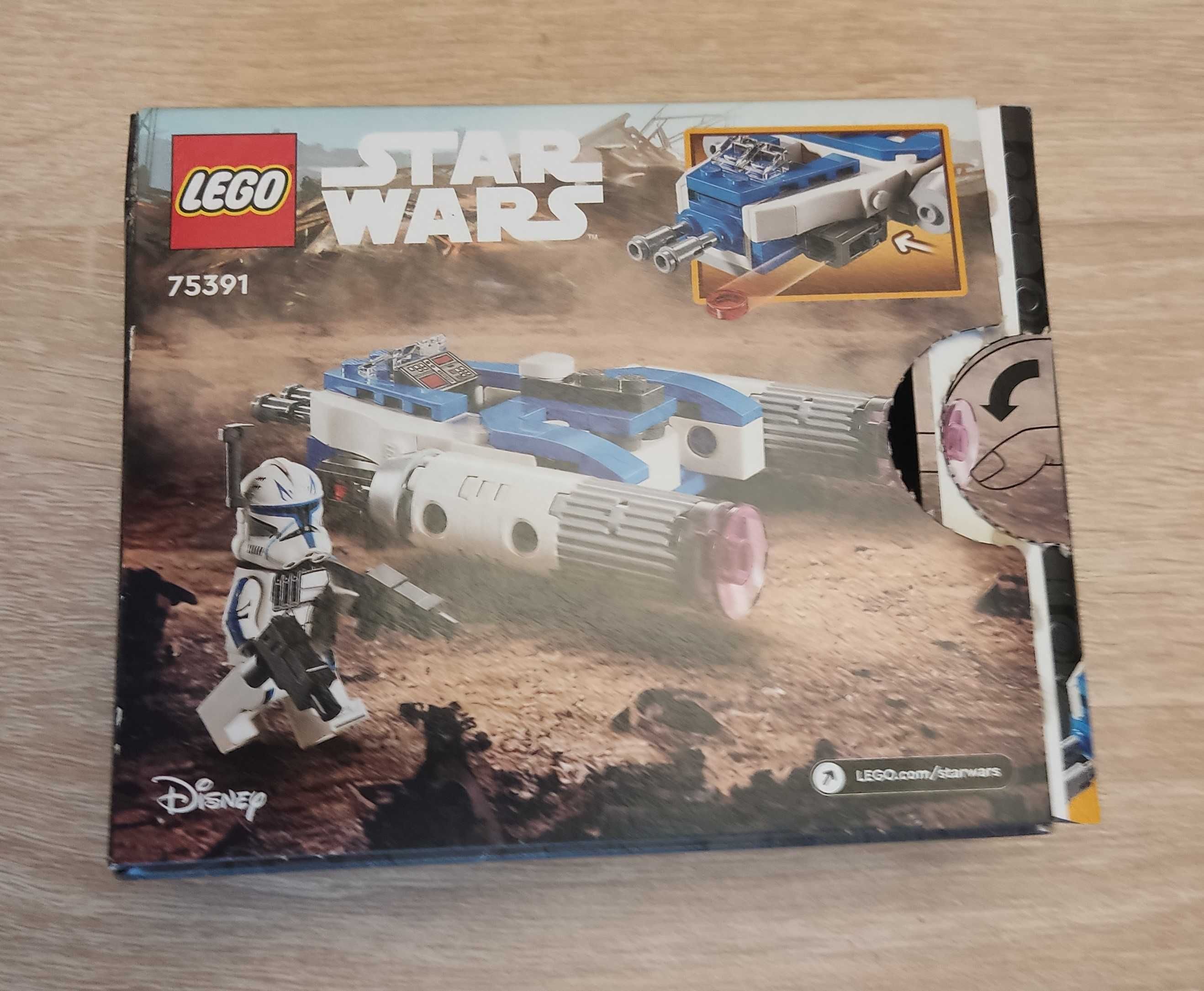 Pudełko po LEGO 75391 Star Wars - Mikromyśliwiec Y-Wing kapitana Rexa