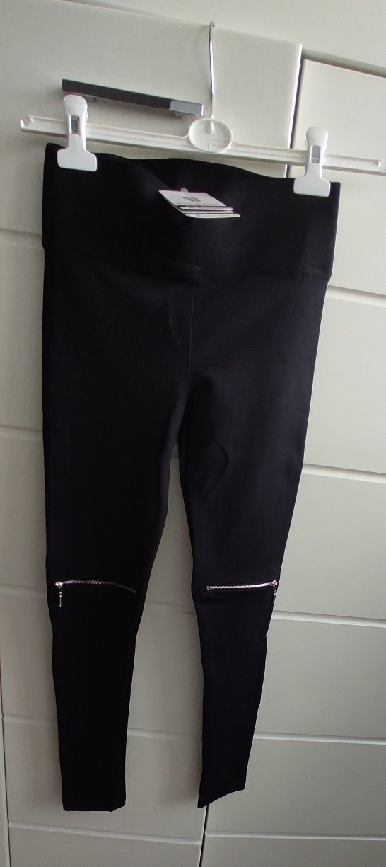 PAKA 4 szt NOWE LEGGINSY push up XS małe S