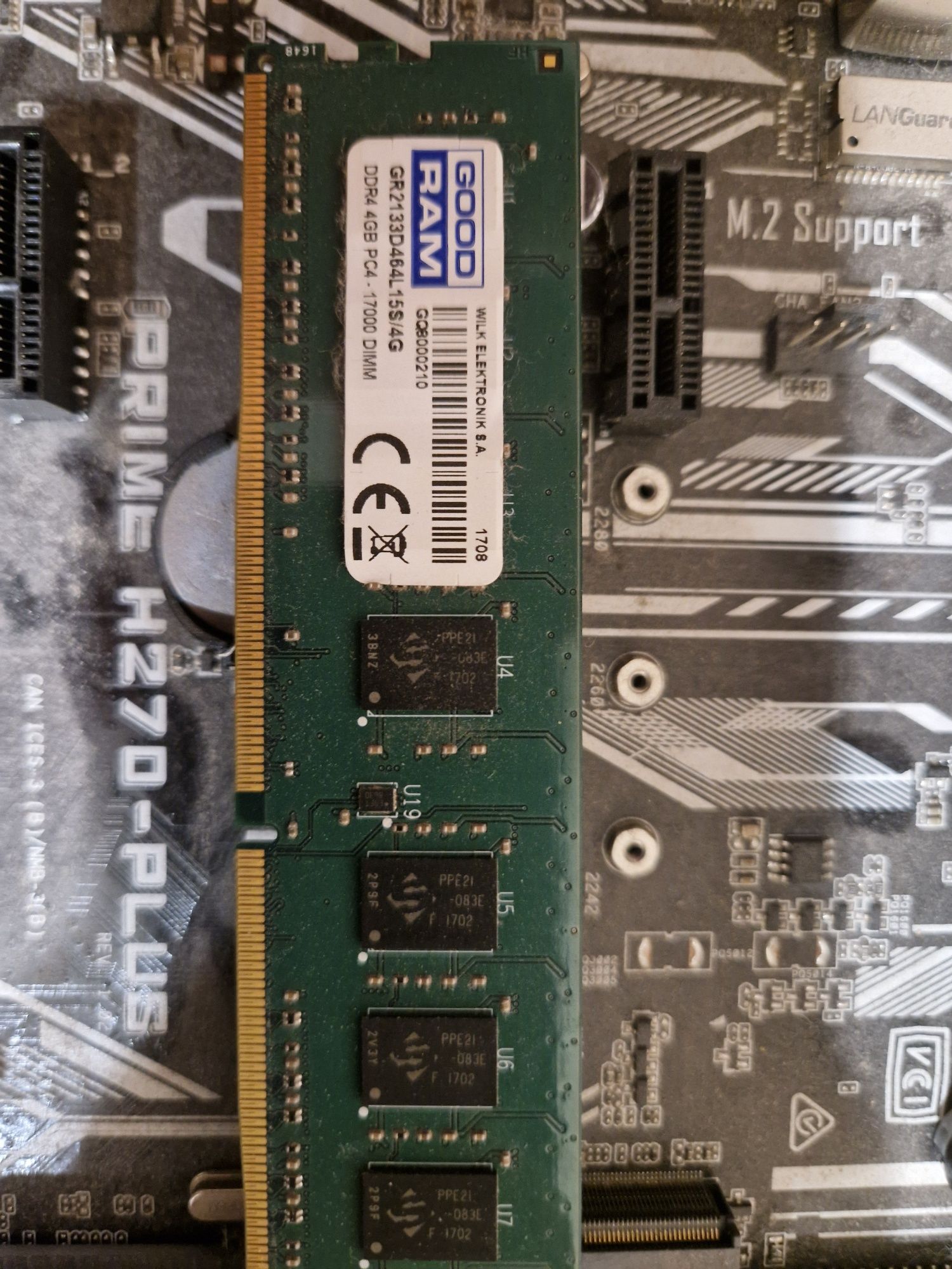 Материнка Asus Prime H270 plus + проц+оперативка