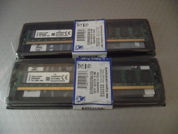 Оперативная память Kingston DDR2-800 2, 4Gb PC2-6400