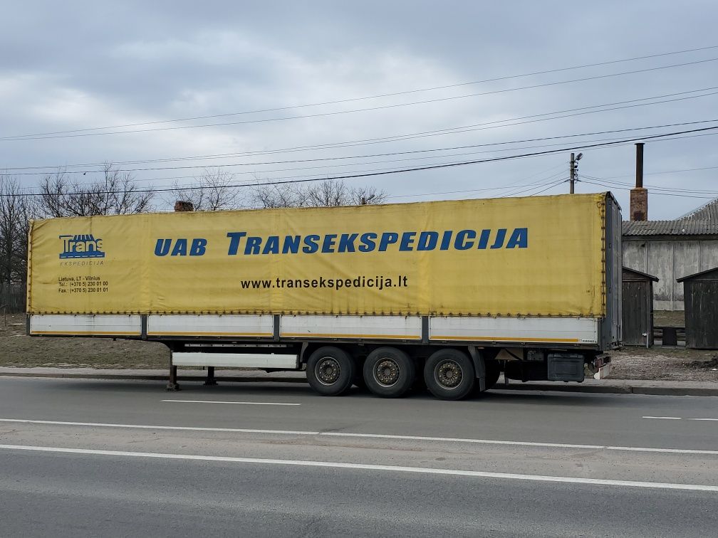 Продам напівпричіп KRONE SDP 27 верх (ворота, криша, тент, стойки)