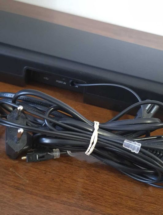 Barra de som, coluna sem fios, comando_marca LG_sem defeitos como novo