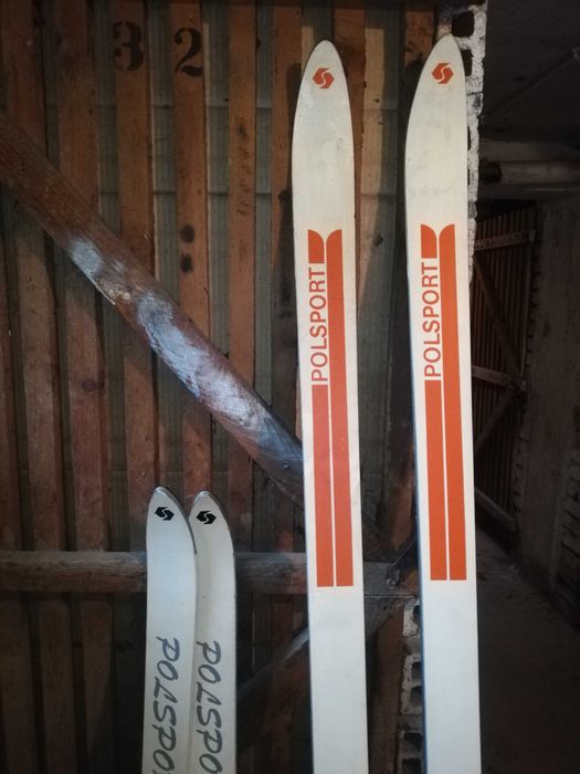 Narty Polsport nowe +  dziecięce Krokus + Snowstar biegowe