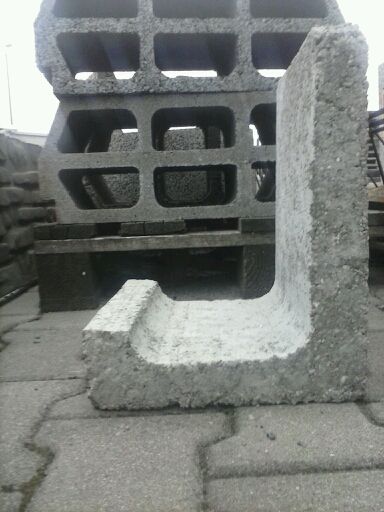 Kształtki wieńcowe stropowe L, kształtka stropowa C