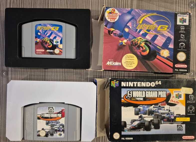 8 gier N64 Nintendo 64 w pudełkach