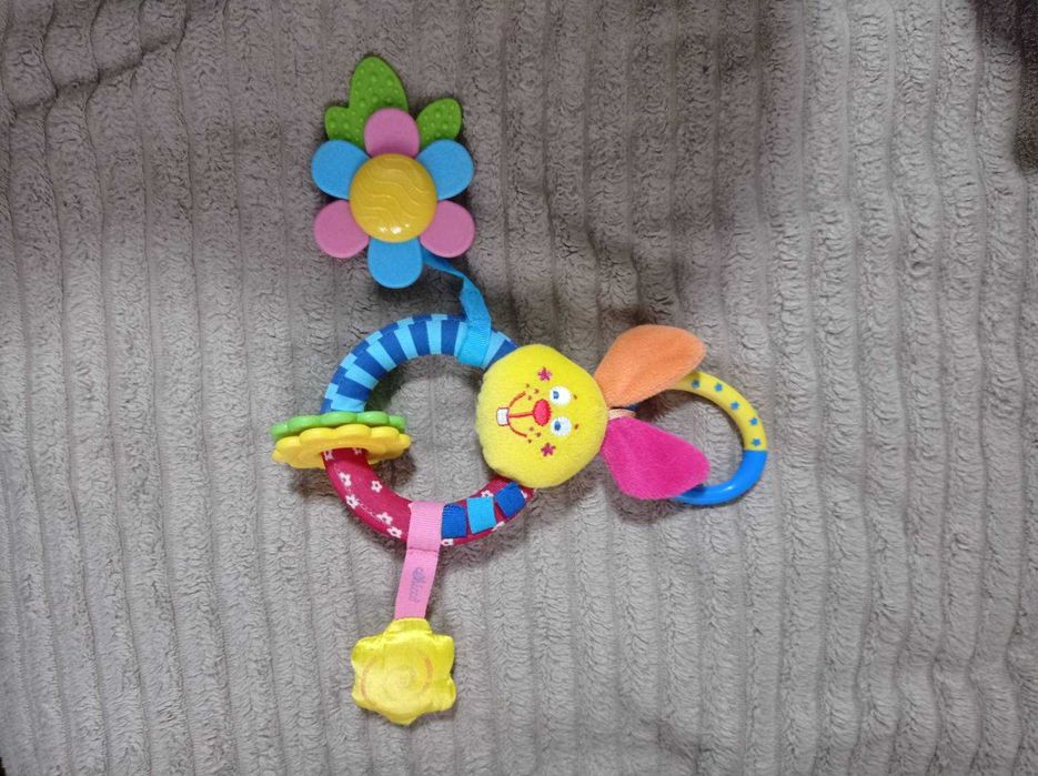 Chicco мягкая погремушка грызунок подвеска на кроватку коляску люльку