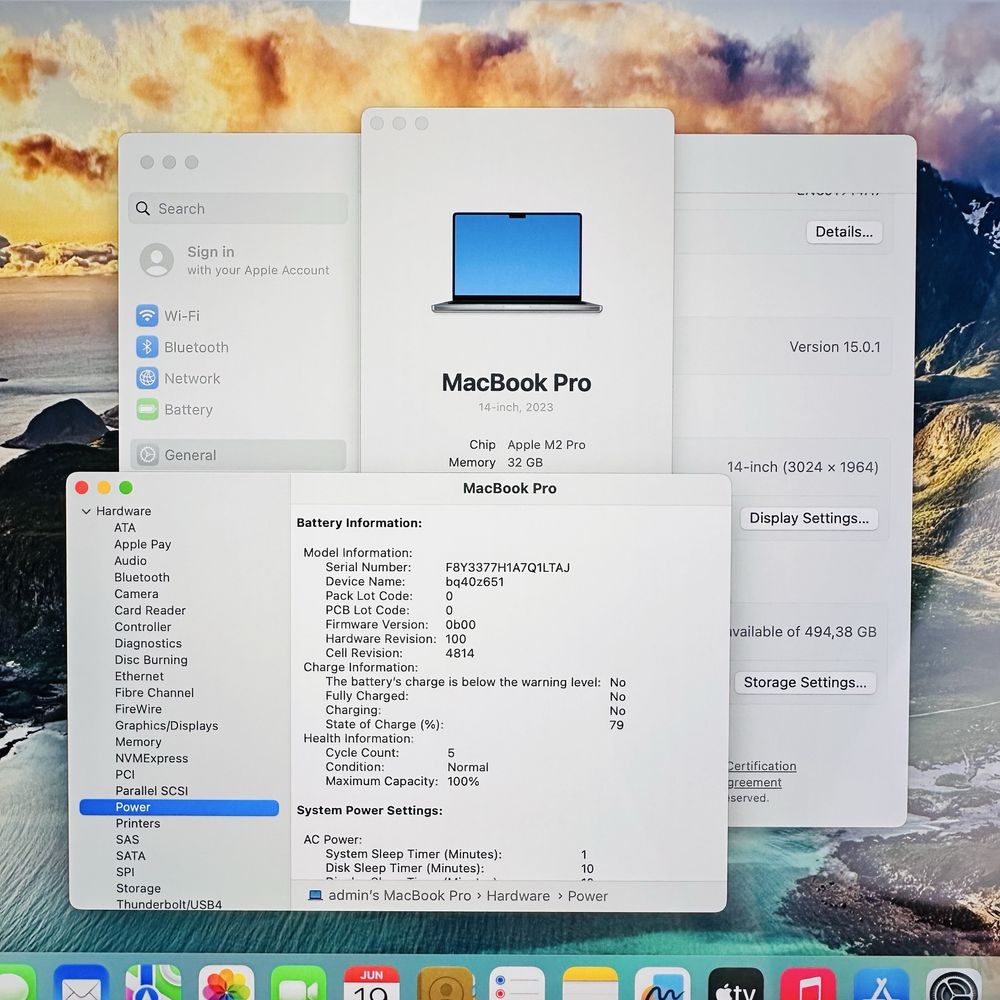 Як новий! MacBook Pro 14" 2023 M2 Pro Space Gray 32GB 512GB SSD