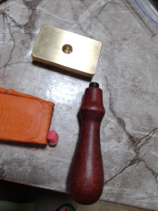 Клише,печать, оттиск для мыла,сургуча из латуни.