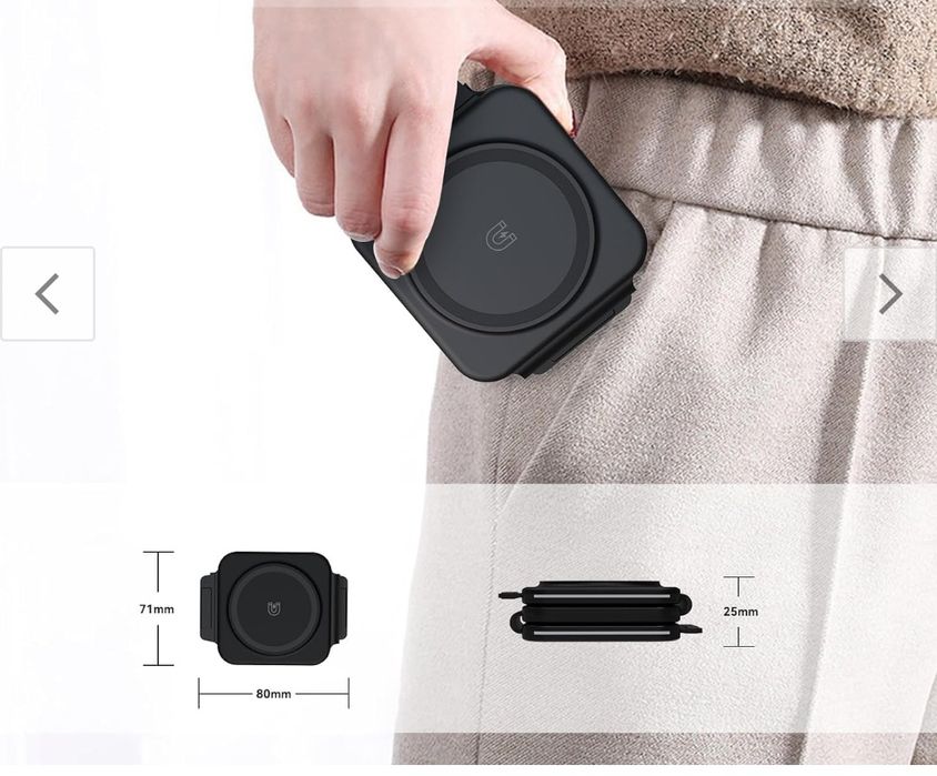 Ładowarka Bezprzewodowa Indukcyjna Składana 3 w 1